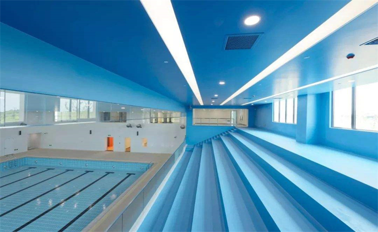 新县学校游泳馆建造